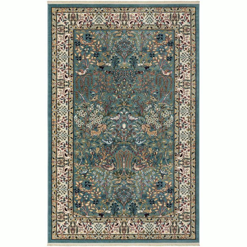 Unique Loom Narenj Collection Area Rug - Bristol (6' 1" x 9' Rectangle Blue/Beige)