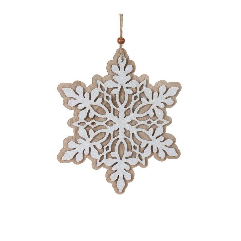 Wood Holiday Shaped Ornament (Set of 24)