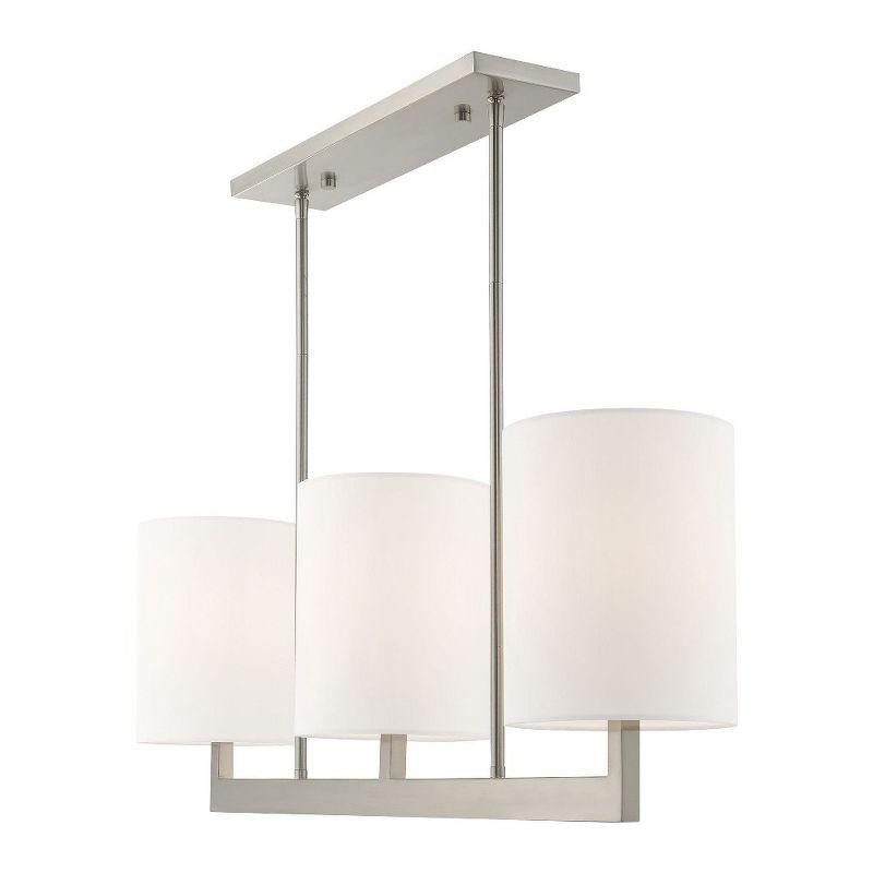 Livex Lighting Hayworth 3 - Light Chandelier in  Brushed Nickel