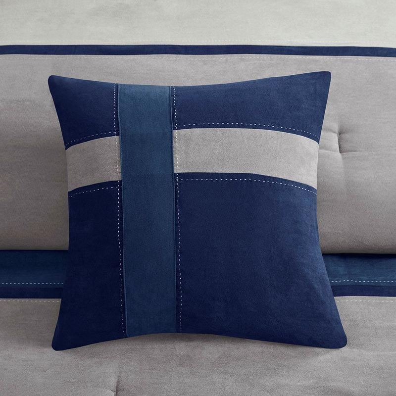 Gracie Mills Kimberly 7-Piece Contemporary Microsuede Comforter Set