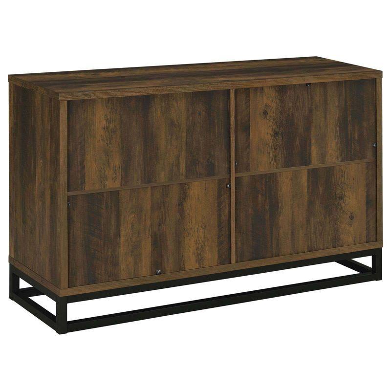Coaster Ryatt Transitional 4 Door Wood Accent Cabinet Dark Pine