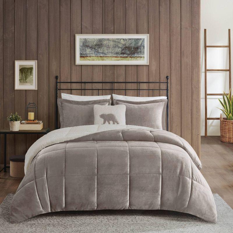 Woolrich Woolrich Alton Plush to Sherpa Down Alternative Comforter Set