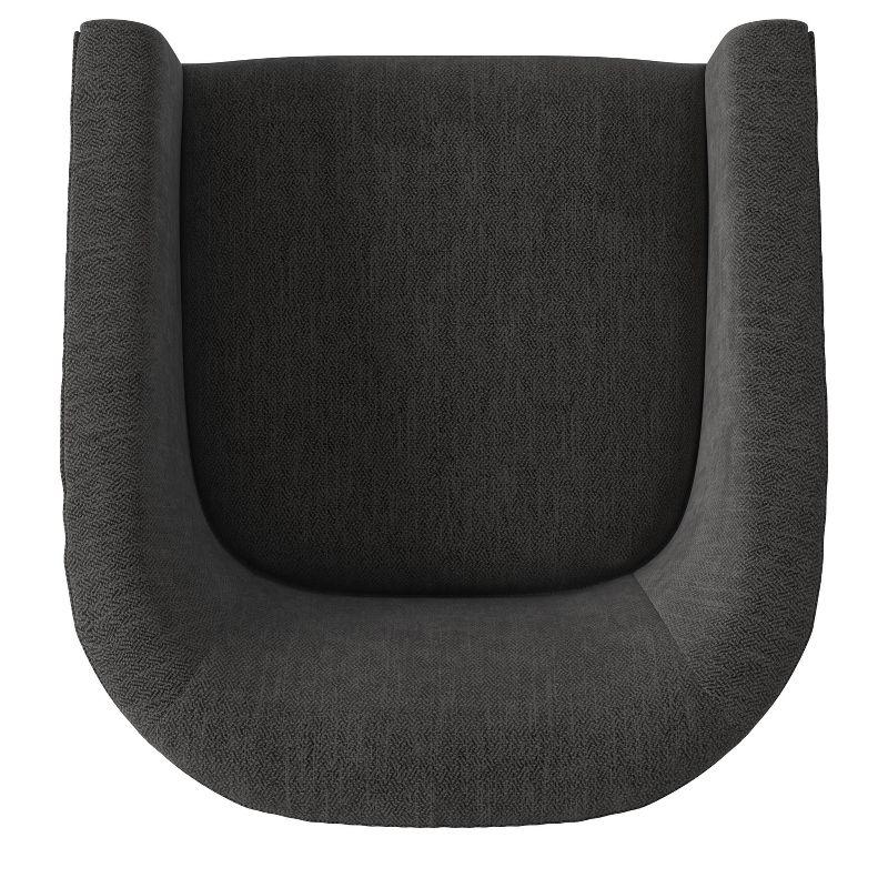 Donovan Upholstered Swivel Barrel Chair