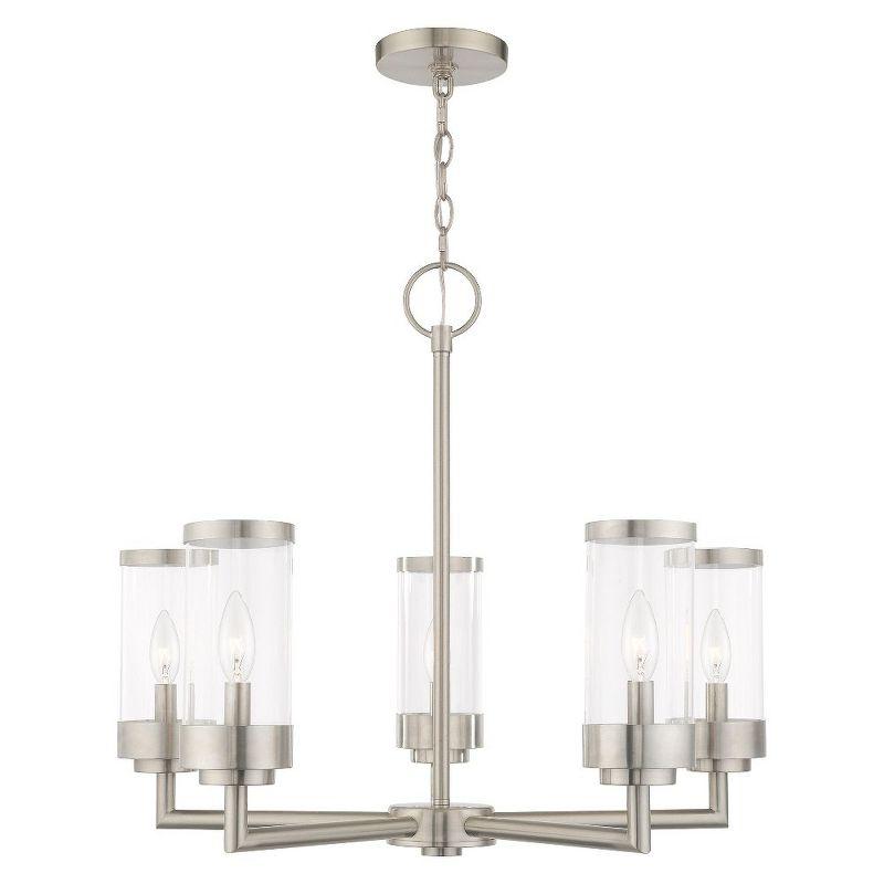 Livex Lighting Hillcrest 5 - Light Chandelier in  Brushed Nickel