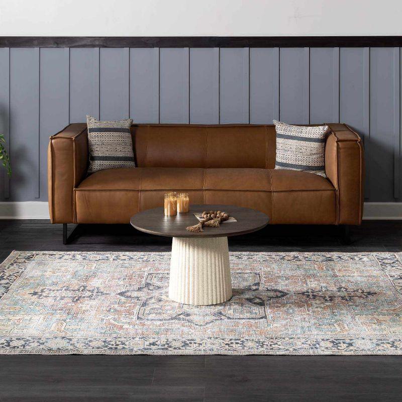 Hauteloom Rectangle Area Rug   Brick Red
