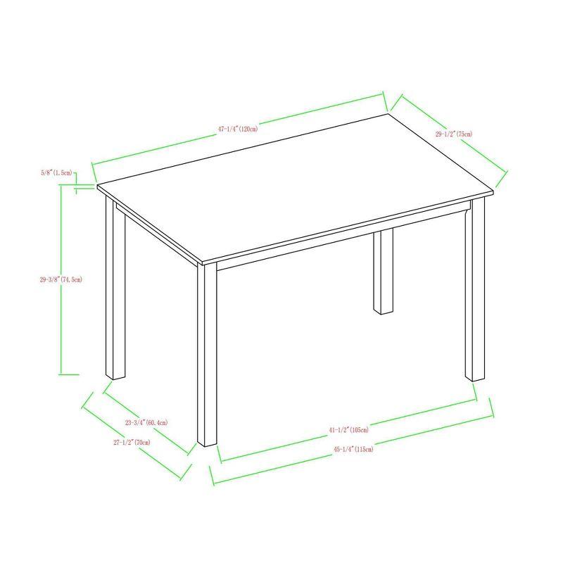 5pc Contemporary Transitional Dining Set - Saracina Home