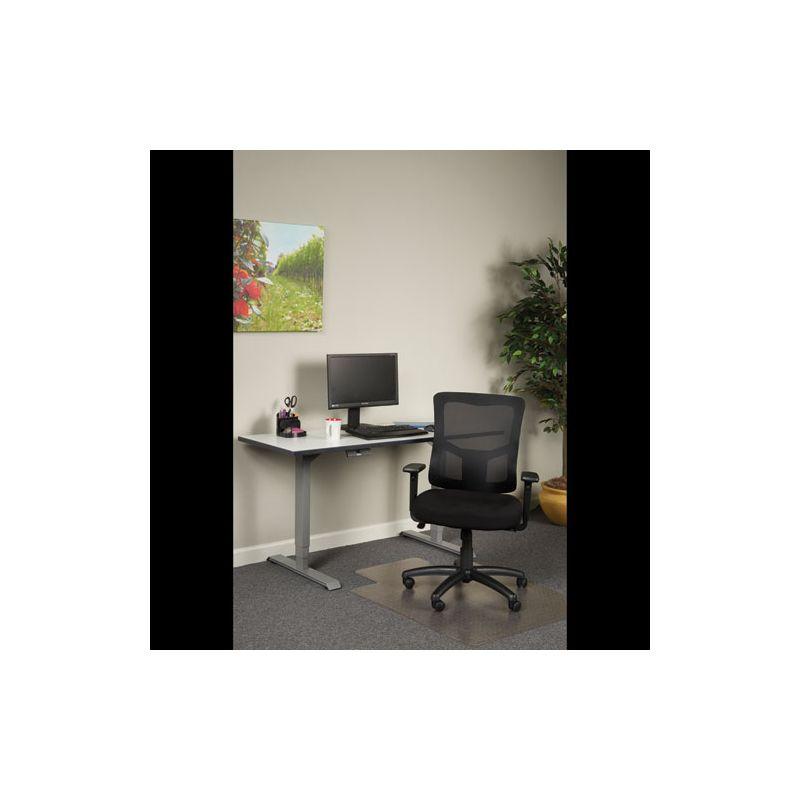 Alera Alera Elusion II Series Mesh Mid-Back Swivel/Tilt Chair, Supports Up to 275 lb, 18.11" to 21.77" Seat Height, Black