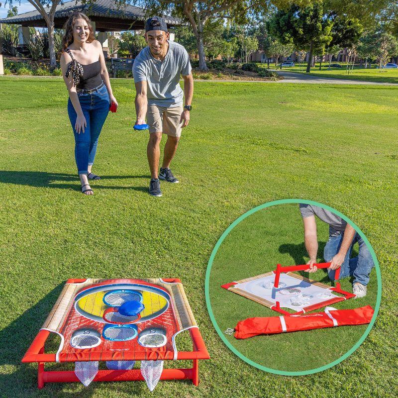 GoSports Gosports Cornhole Bean Bag Toss Game - Includes 1 Target, 8 Bean Bags, And Carrying Case