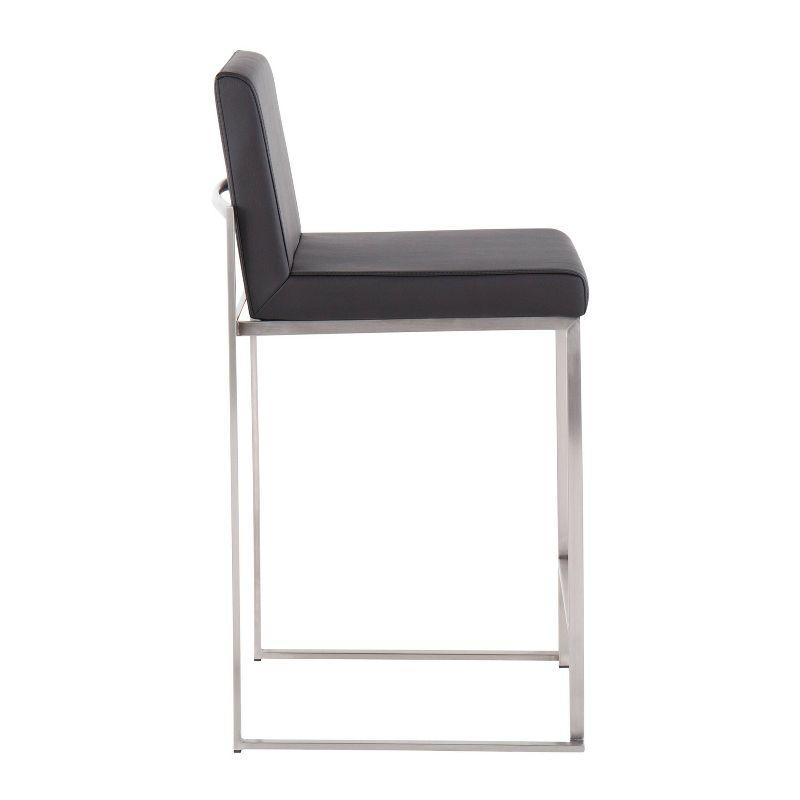 Rakowski Upholstered Counter Stool with Metal Frame