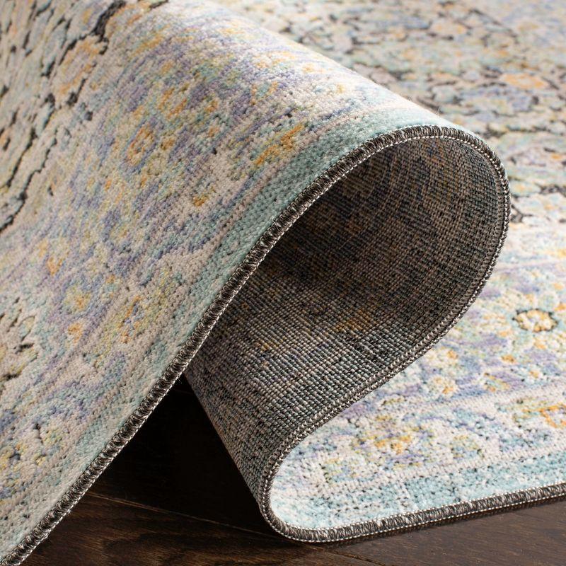 Provance PRV134 Power Loomed Indoor Area Rug - 8'x10' - Blue/Green - Safavieh