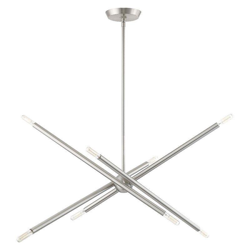 Livex Lighting Soho 8 - Light Chandelier in  Brushed Nickel