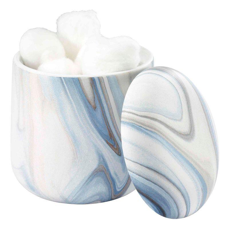 Avanti Linens Waves Blue Jar