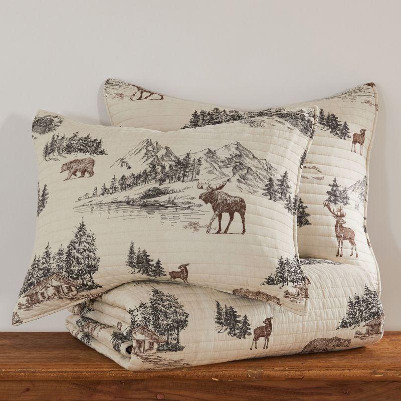 Lodge Toile Full/Queen Quilt Set - Levtex Home