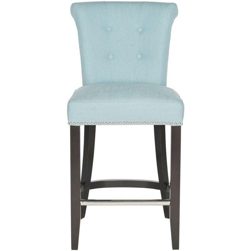 Addo Ring Counter Stool - HUD8241 - Sky Blue - Safavieh