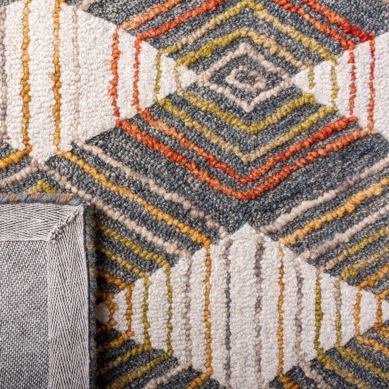Trace TRC522 Hand Tufted Area Rug - Blue/Ivory - 3'x5' - Safavieh.