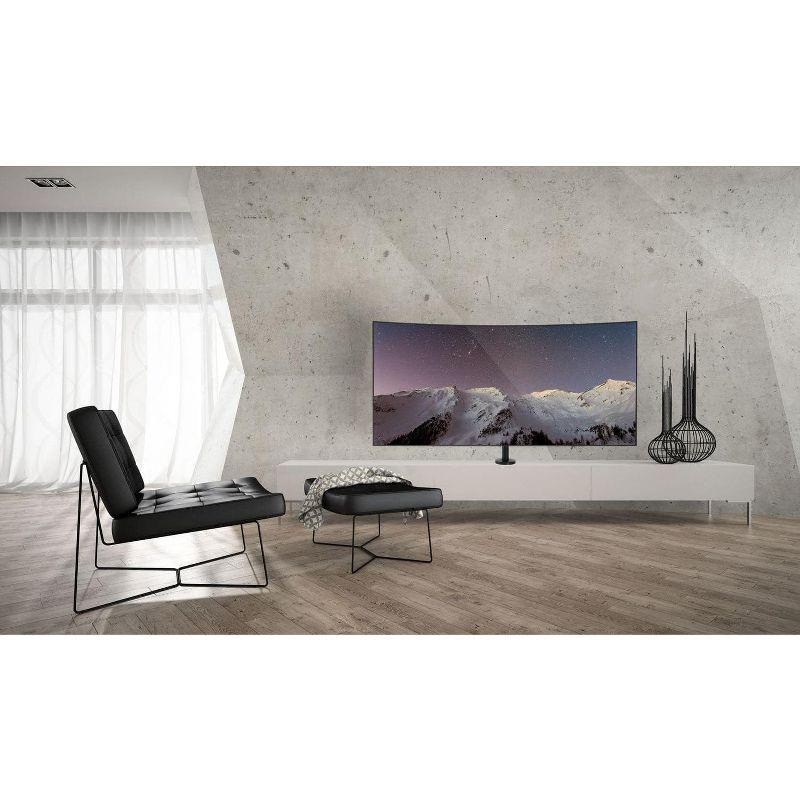 Mount-It! Bolt Down TV Stand | Heavy Duty Swivel Table Top Desktop Mount For  32" - 55" VESA TVs