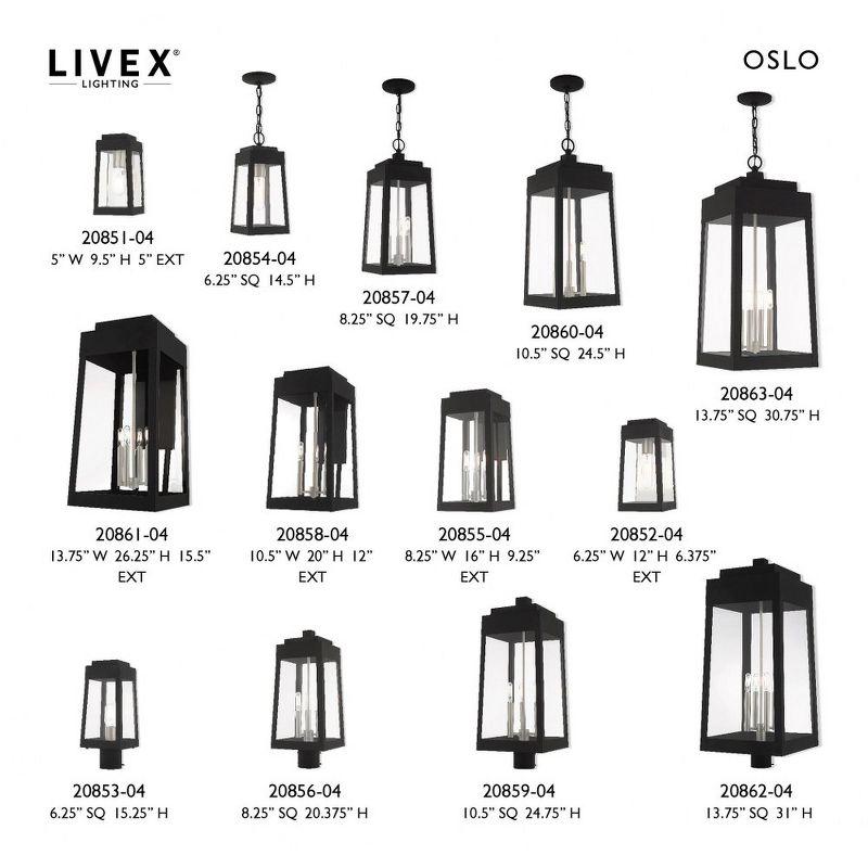 Livex Lighting Oslo 3 - Light Pendant in  Black