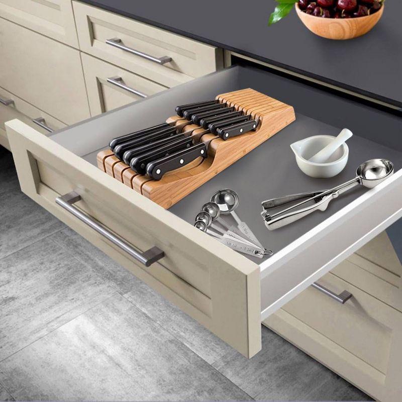 Bambusi Bambüsi 12 Slot Drawer Knife Block
