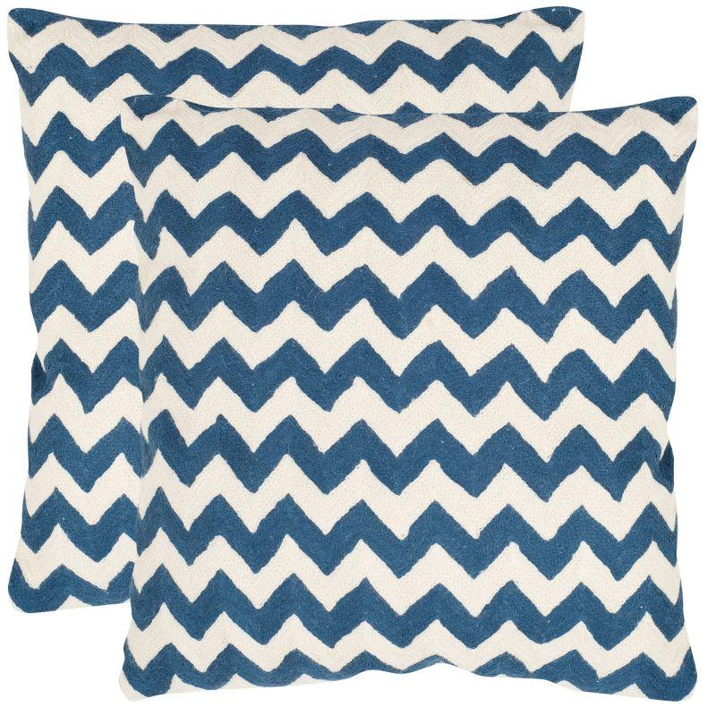 Safavieh Canvas Reversible Throw Pillow (Set of 2)