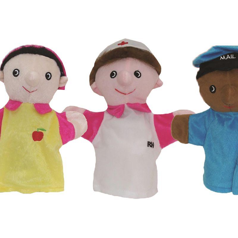 Get Ready Kids Community Helper Puppets, Set of 10