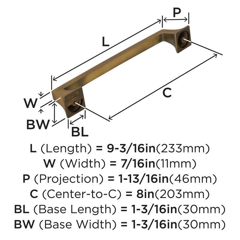 Mulholland 8" Center to Center Appliance Pull