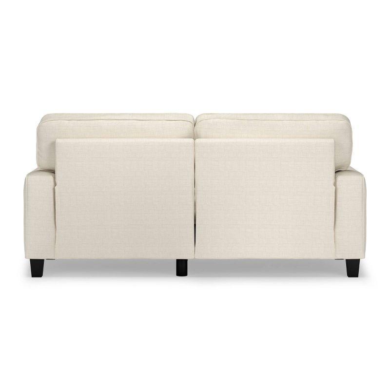 Serta Palisades 73" Track Arm Sofa, Easy Care Fabric, Soft Pillow Back, Pocket Coil Seat Cushions