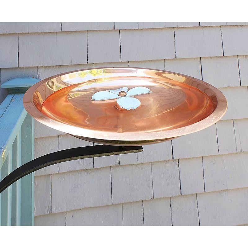 Dogwood Birdbath with Rail Mount Bracket