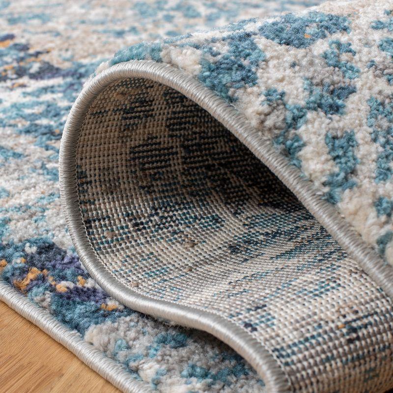 Madison MAD494 Power Loomed Area Rug - Grey/Blue - 8'x10' - Safavieh.