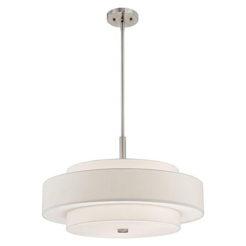 Livex Lighting Meridian 5 - Light Pendant in  Brushed Nickel