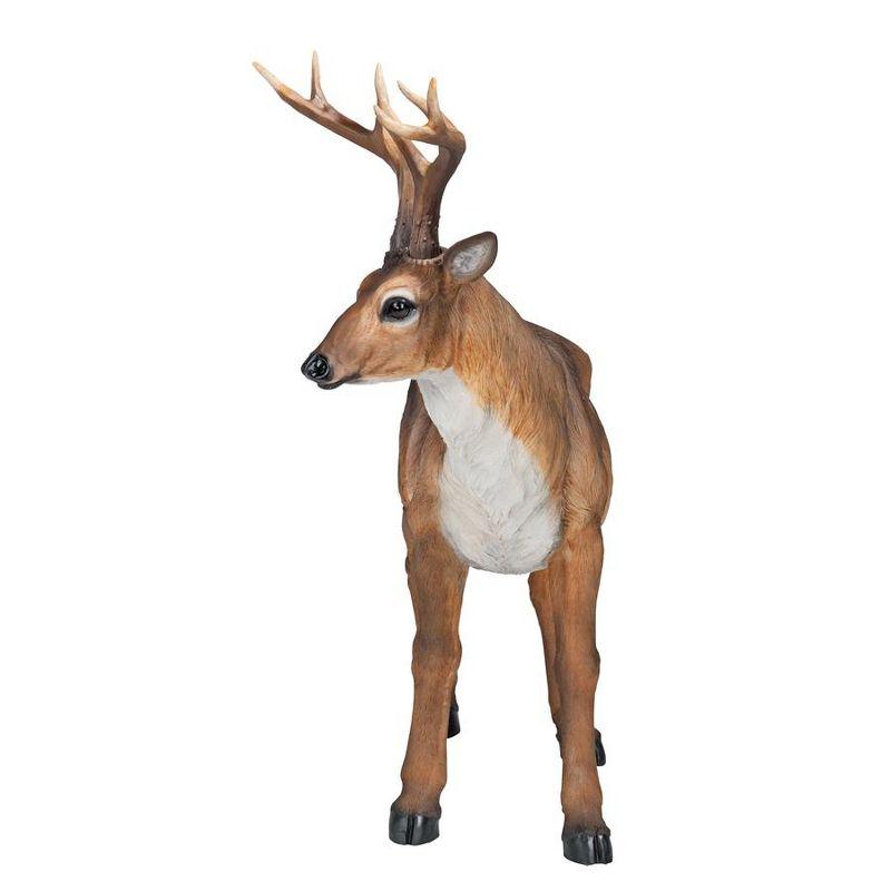 Design Toscano Big Rack Buck Deer Statue - Brown