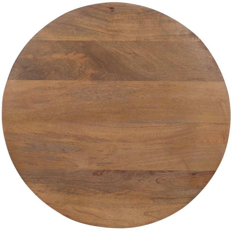 Whent Round Accent Table - ACC6500C - Natural/Golden Brown - Safavieh