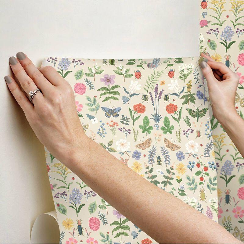 Rifle Paper Co. Curio Cream Peel and Stick Wallpaper