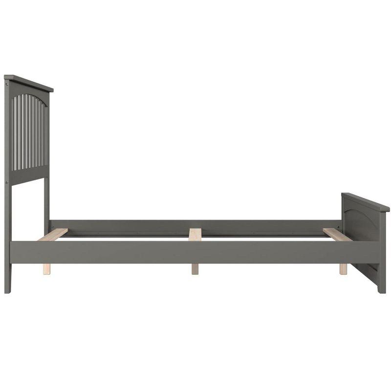 Mission Low Profile Solid Wood Platform Bed with Matching Footboard