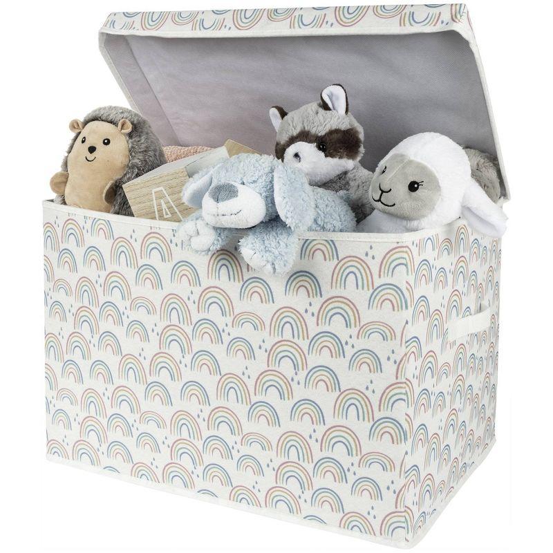 Sammy & Lou Printed Felt Toy Chest - Rainbow