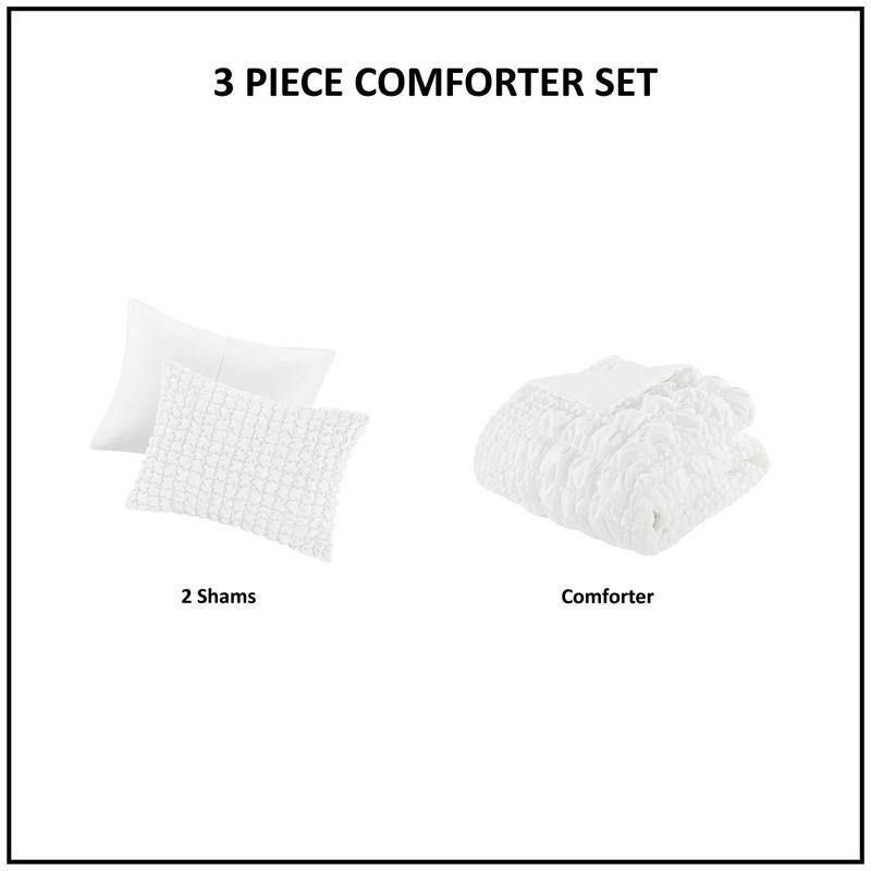 Evelyn Ruched Comforter Set