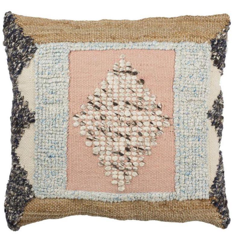 Safavieh Embroidered Wool Throw Pillow