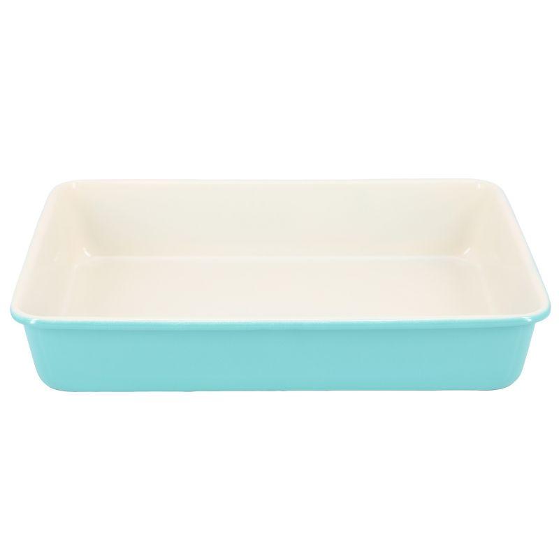 Teal Nonstick Steel 13in x 9in Rectangular Baking Pan