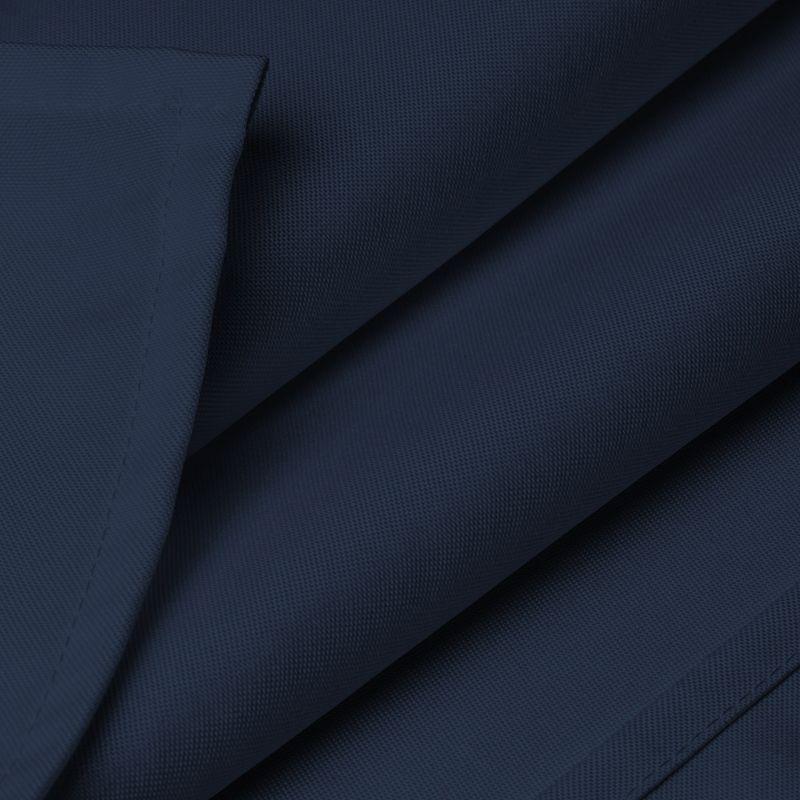 Lann's Linens Polyester Fabric Tablecloth for Wedding, Banquet, Restaurant - 70 x 120 Inch Rectangular - Navy Blue