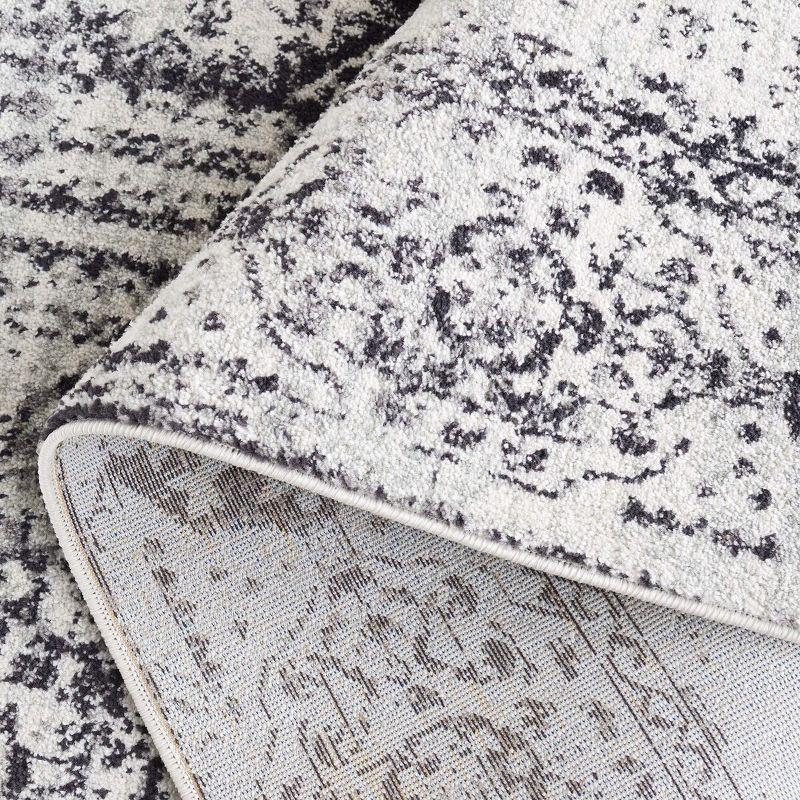 Evoke EVK260 Power Loomed Area Rug - Ivory/Black - 12'x18' - Safavieh.