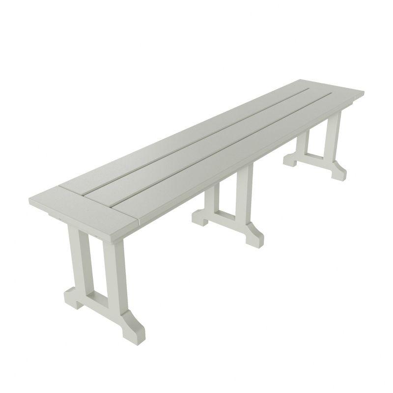 WestinTrends  Outdoor Patio Dining Bench, Sand