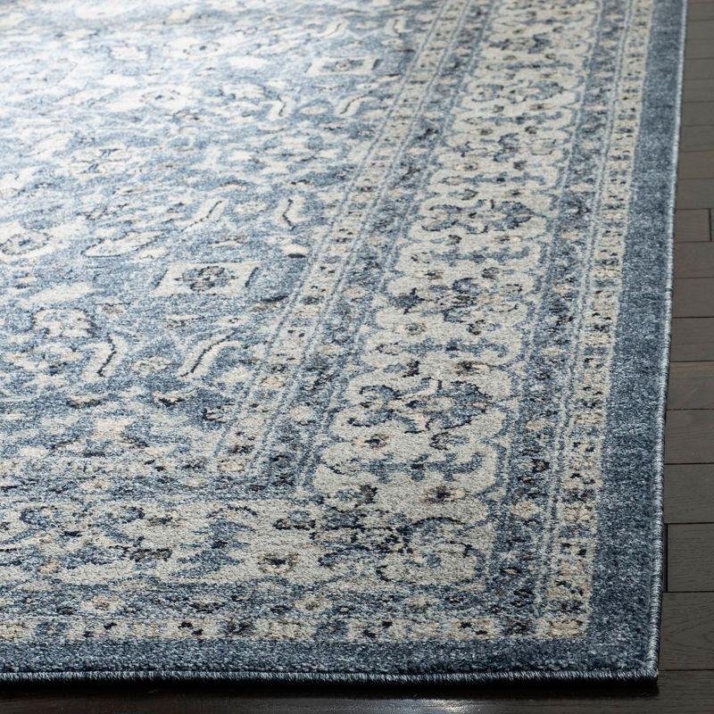 Charleston CHL412 Loomed Indoor Area Rug - Navy/Creme - 6'7"x6'7" - Safavieh