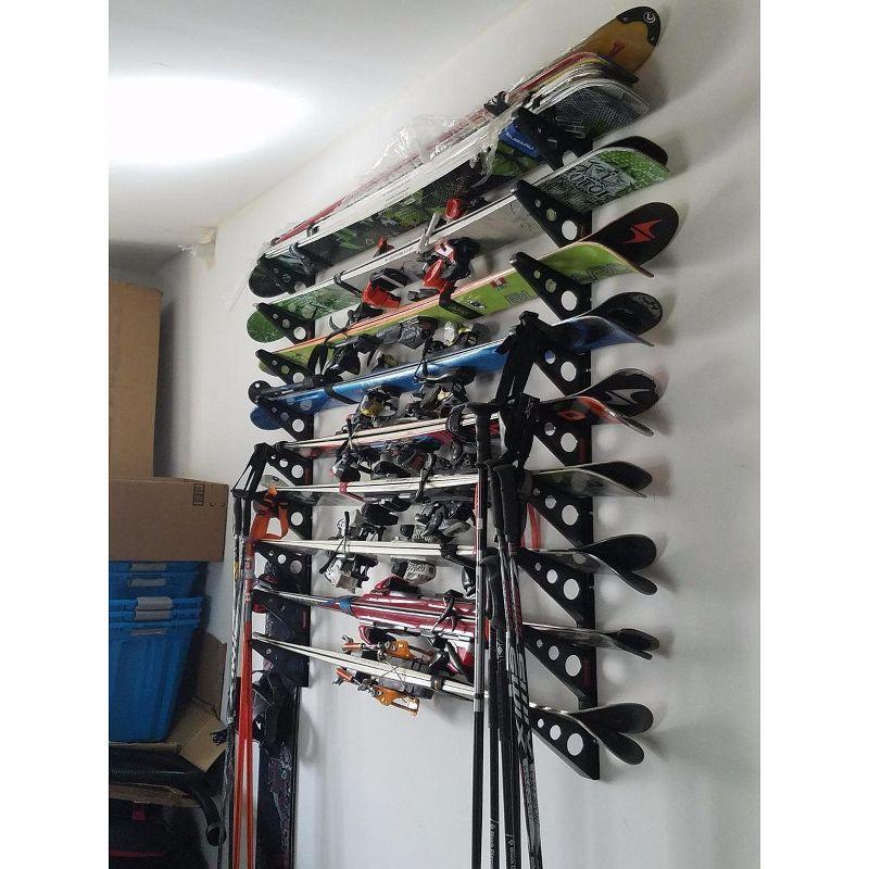 StoreYourBoard Trifecta Ski Storage Rack | 3 Levels
