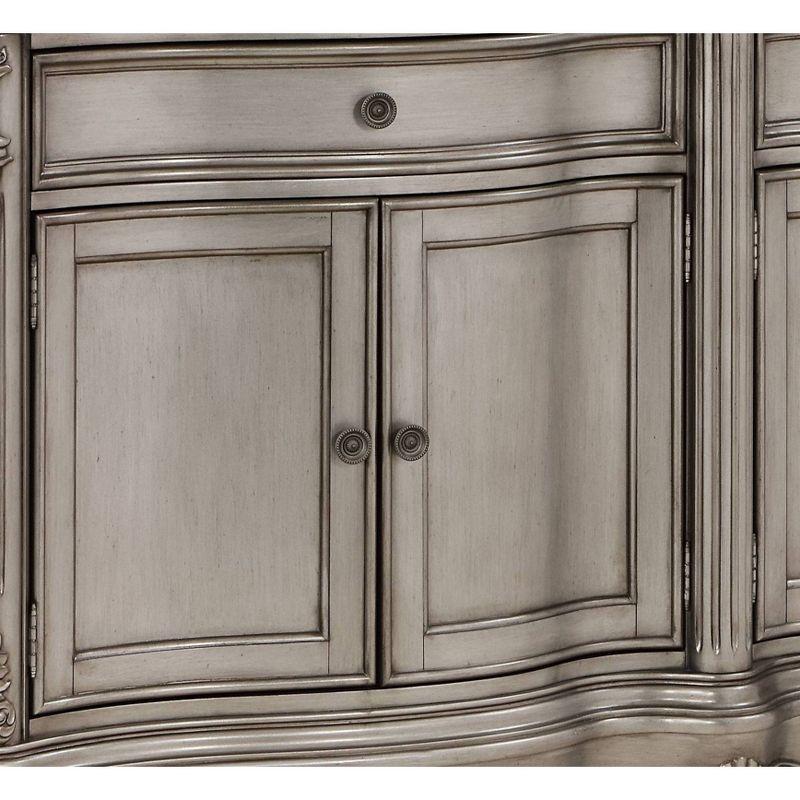 68" Ariadne Hutch Tops Antique Platinum Finish - Acme Furniture