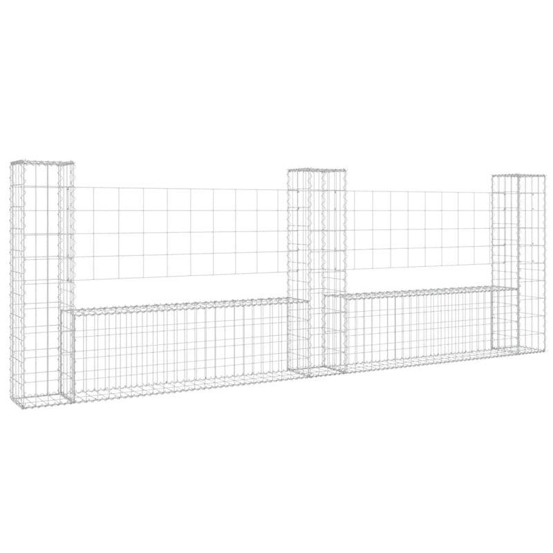VidaXL Silver Metal Fence Panel