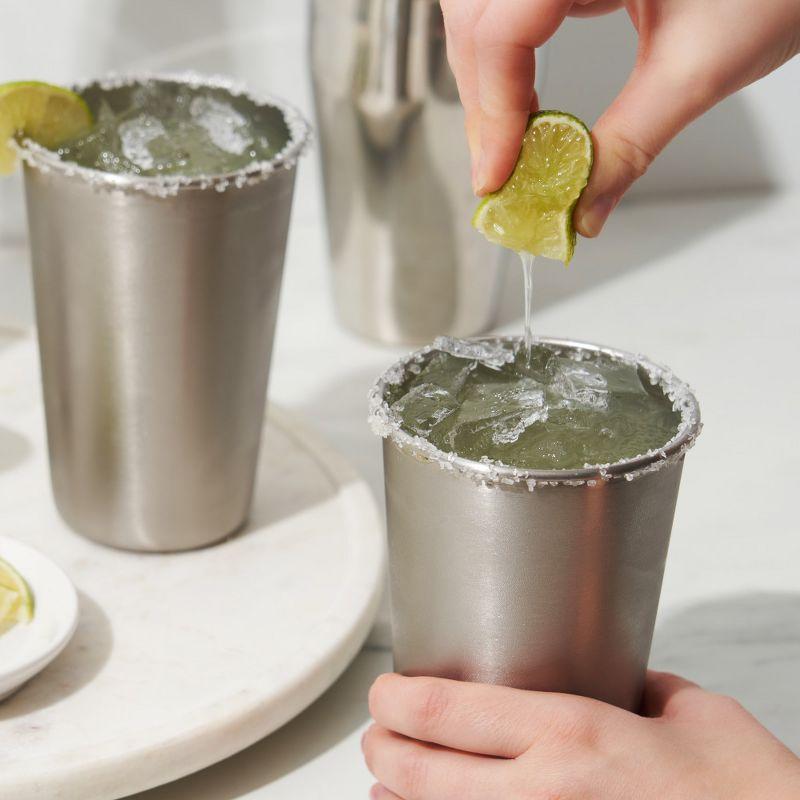 True Stainless Steel Pint Glasses