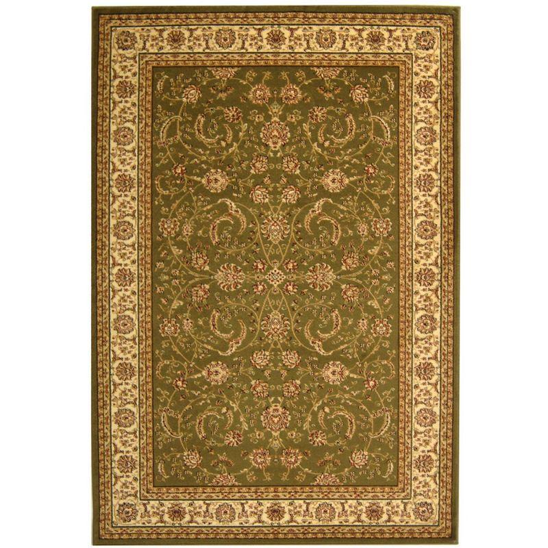 Lyndhurst LNH219 Power Loomed Area Rug - Sage/Ivory - 5'3"x7'6" - Safavieh