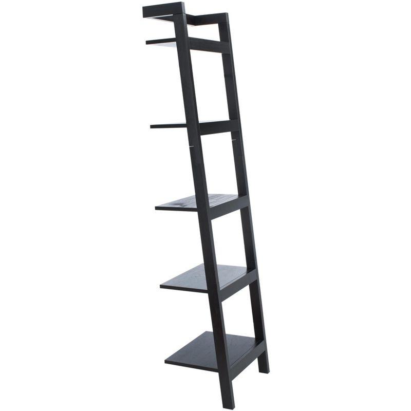 Yassi 5 Tier Leaning Etagere - ETG9403 - Black - Safavieh