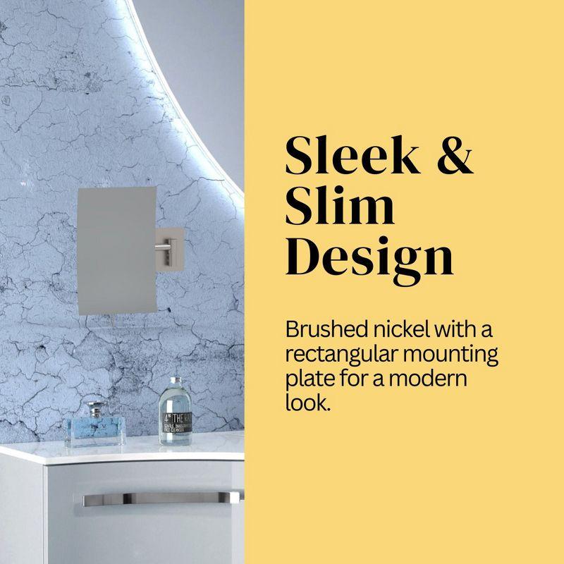 Aptations Mirror Image Minimalist Rectangular Wall Mirror