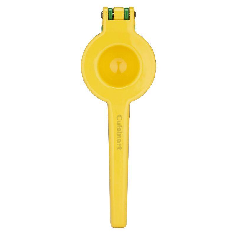 Cuisinart Dual Lemon and Lime Press: Aluminum Citrus Press, Dishwasher-Safe, Hand Wash, Yellow & Green, Juice Extractor