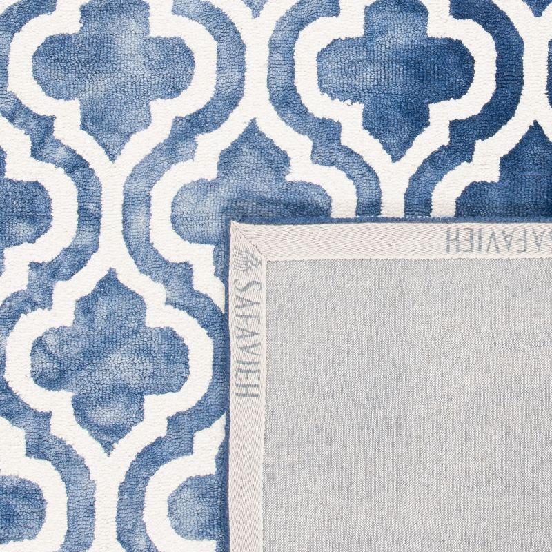 Dip Dye DDY537 Hand Tufted Indoor Area Rug - Navy/Ivory - 9'x12' - Safavieh